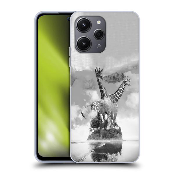 Dave Loblaw Animals Giraffe In The Mist Soft Gel Case for Xiaomi Redmi 12