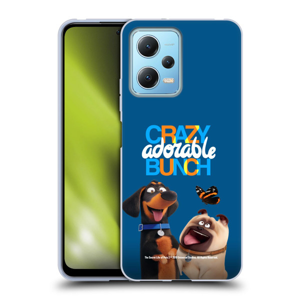 The Secret Life of Pets 2 II For Pet's Sake Group Soft Gel Case for Xiaomi Redmi Note 12 5G