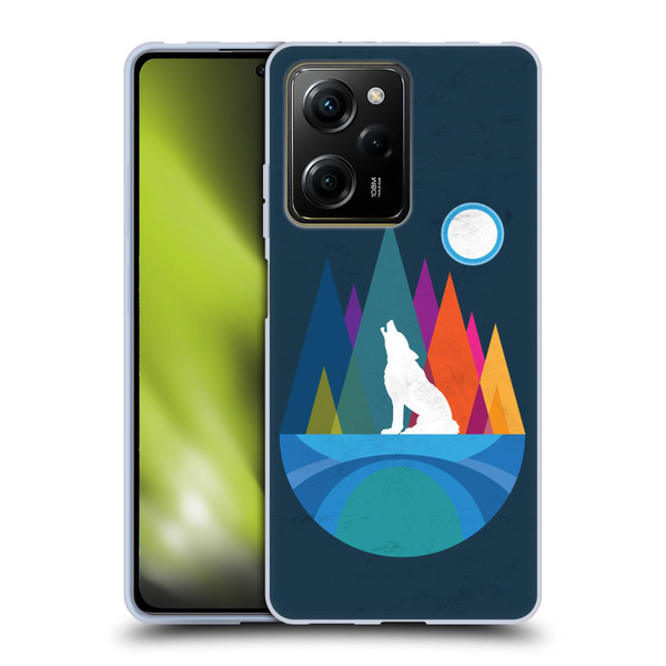 Dave Loblaw Contemporary Art Wolf Mountain With Texture Soft Gel Case for Xiaomi Redmi Note 12 Pro 5G
