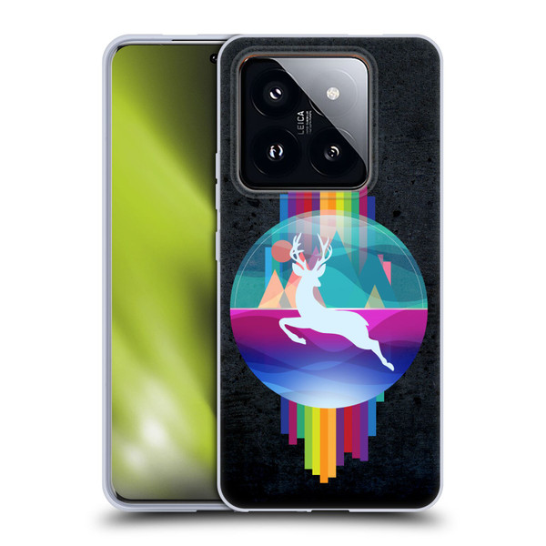 Dave Loblaw Contemporary Art Deer In Dome Soft Gel Case for Xiaomi 14 Pro