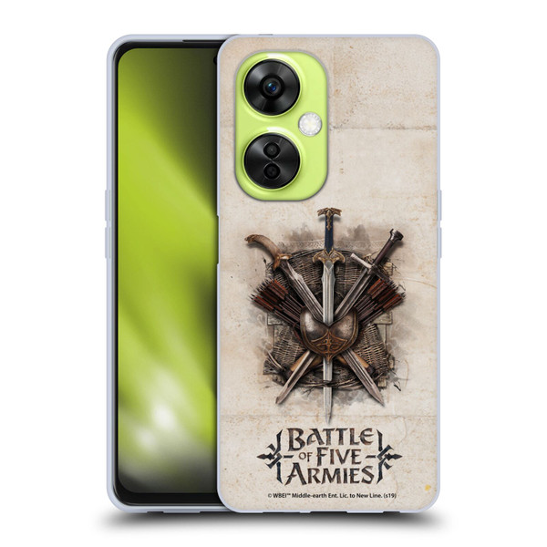 The Hobbit The Battle of the Five Armies Graphics Battle Swords Soft Gel Case for OnePlus Nord CE 3 Lite 5G