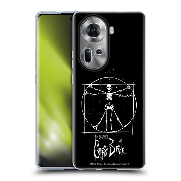Corpse Bride Key Art Vitruvian Skeleton Soft Gel Case for OPPO Reno11