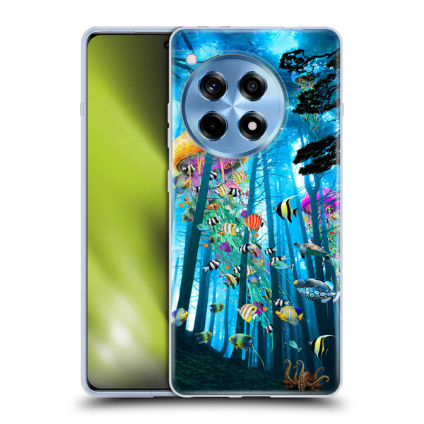 Dave Loblaw Jellyfish Electric Jellyfish In A Mist Soft Gel Case for OnePlus 12R