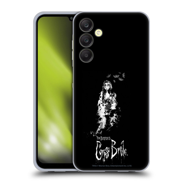 Corpse Bride Key Art Emily Splatters Soft Gel Case for Samsung Galaxy A25 5G