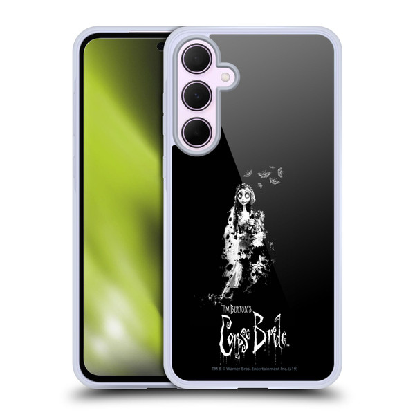 Corpse Bride Key Art Emily Splatters Soft Gel Case for Samsung Galaxy A35 5G