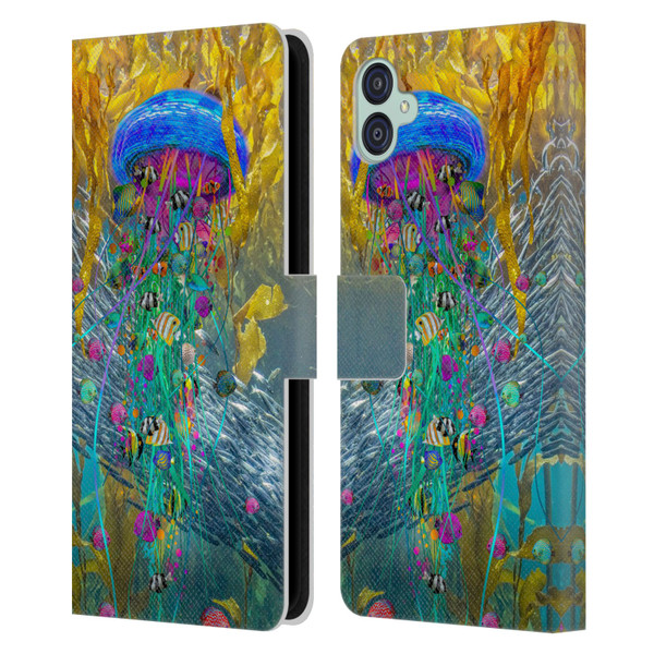Dave Loblaw Jellyfish Jellyfish Kelp Field Leather Book Wallet Case Cover For Samsung Galaxy M04 5G / A04e