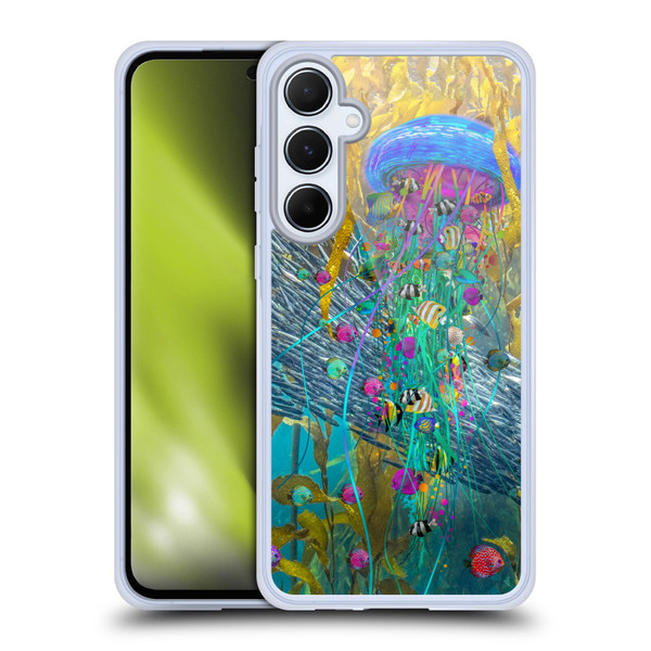 Dave Loblaw Jellyfish Jellyfish Kelp Field Soft Gel Case for Samsung Galaxy A55 5G