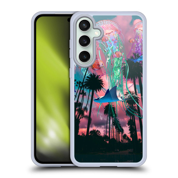 Dave Loblaw Jellyfish California Dreamin Jellyfish Soft Gel Case for Samsung Galaxy S23 FE 5G