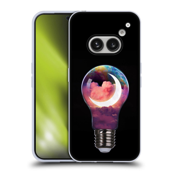 Dave Loblaw Sci-Fi And Surreal Light Bulb Moon Soft Gel Case for Nothing Phone (2a)