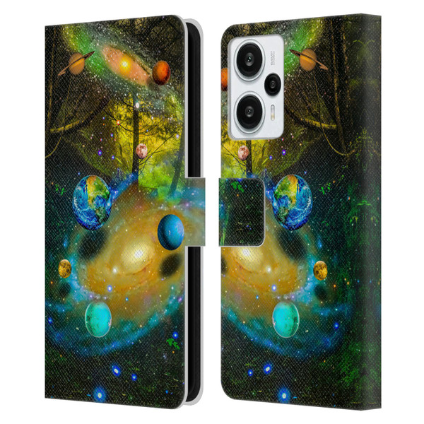 Dave Loblaw Sci-Fi And Surreal Universal Forest Leather Book Wallet Case Cover For Xiaomi Redmi Note 12T