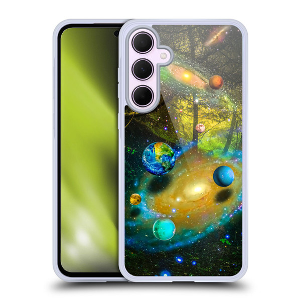 Dave Loblaw Sci-Fi And Surreal Universal Forest Soft Gel Case for Samsung Galaxy A35 5G