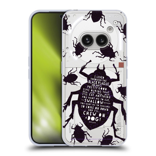 Beetlejuice Graphics Betelgeuse Quote Soft Gel Case for Nothing Phone (2a)