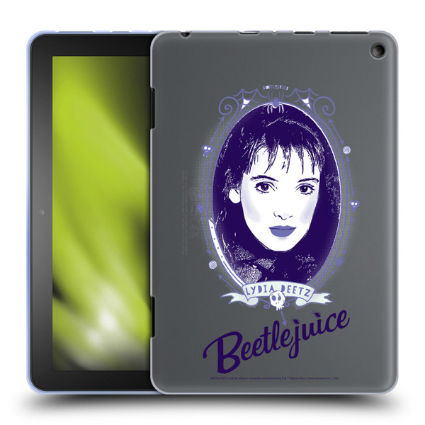 Beetlejuice Graphics Lydia Deetz Soft Gel Case for Amazon Fire HD 8/Fire HD 8 Plus 2020