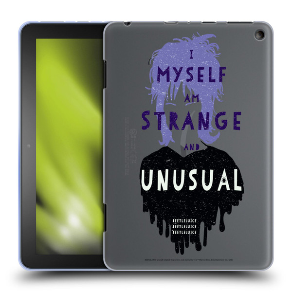 Beetlejuice Graphics Lydia Quote Soft Gel Case for Amazon Fire HD 8/Fire HD 8 Plus 2020