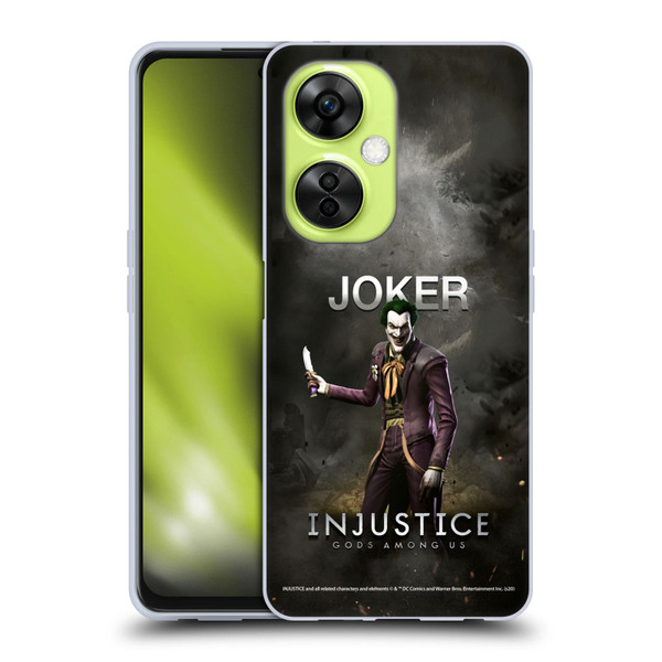 Injustice Gods Among Us Characters Joker Soft Gel Case for OnePlus Nord CE 3 Lite 5G