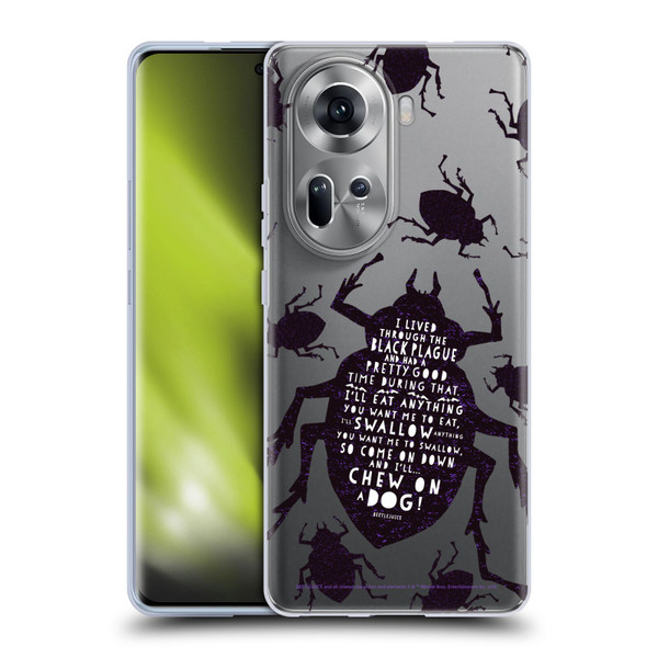 Beetlejuice Graphics Betelgeuse Quote Soft Gel Case for OPPO Reno11