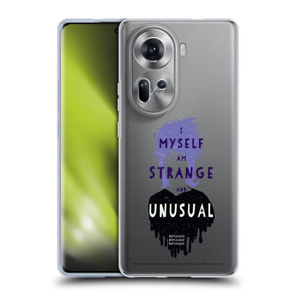 Beetlejuice Graphics Lydia Quote Soft Gel Case for OPPO Reno11