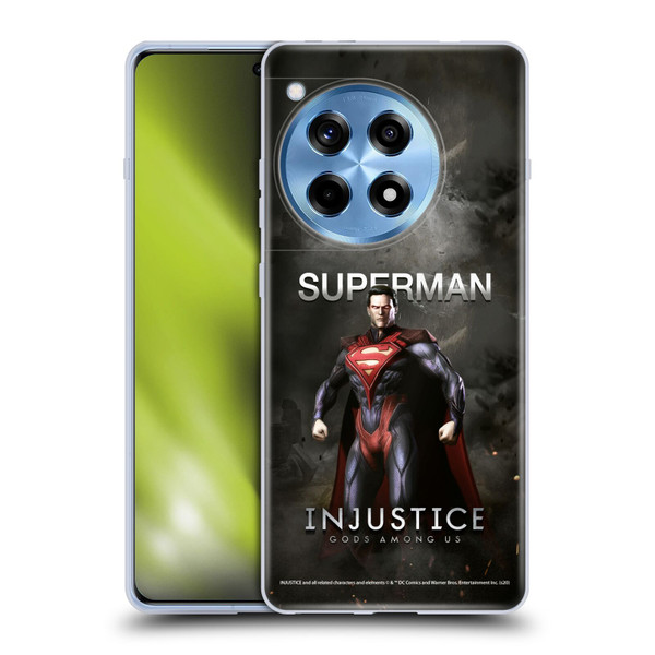 Injustice Gods Among Us Characters Superman Soft Gel Case for OnePlus 12R