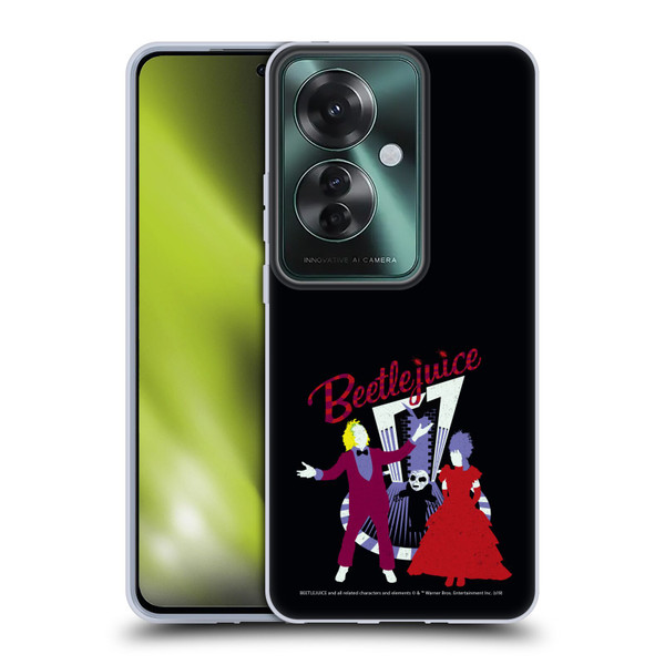 Beetlejuice Graphics Betelgeuse And Lydia Soft Gel Case for OPPO Reno11 F 5G / F25 Pro 5G