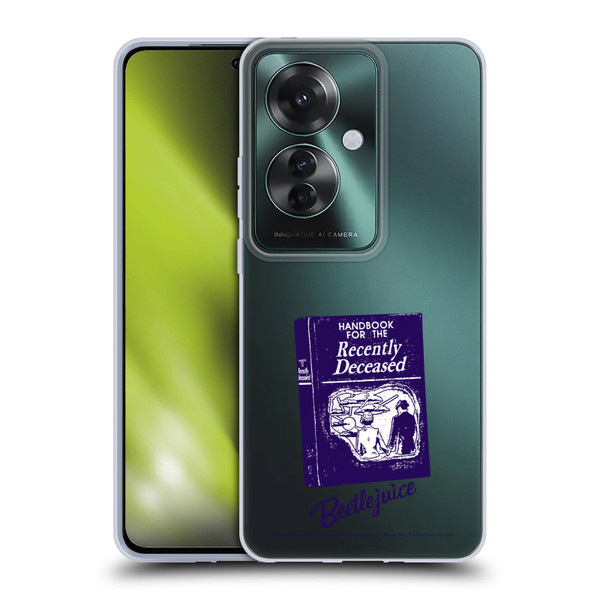 Beetlejuice Graphics Handbook Soft Gel Case for OPPO Reno11 F 5G / F25 Pro 5G