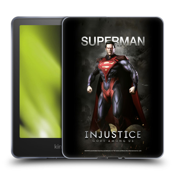 Injustice Gods Among Us Characters Superman Soft Gel Case for Amazon Kindle Paperwhite 5 (2021)