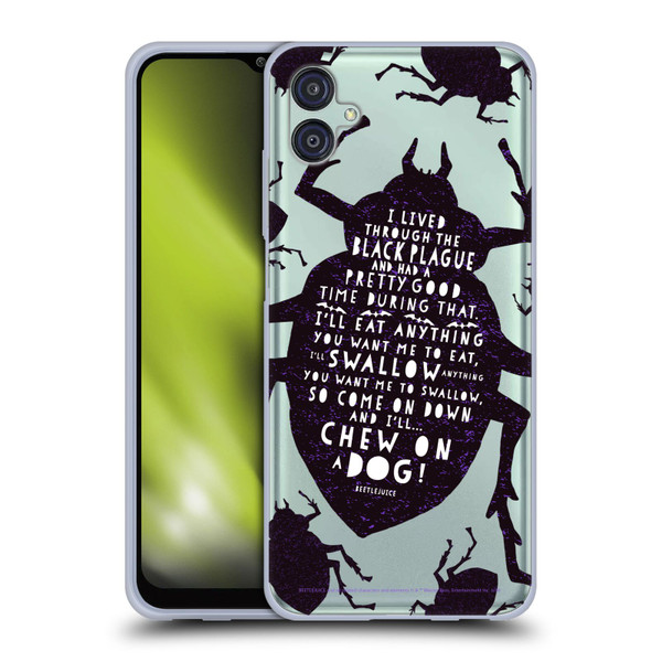 Beetlejuice Graphics Betelgeuse Quote Soft Gel Case for Samsung Galaxy M04 5G / A04e