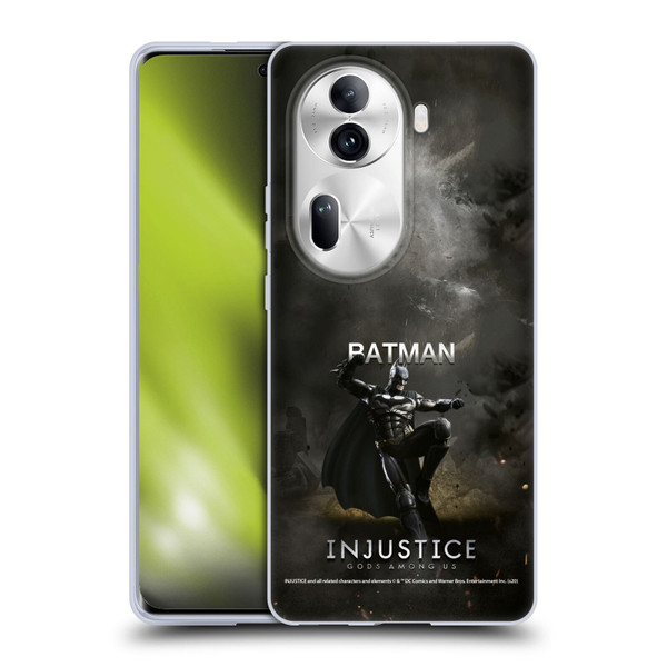 Injustice Gods Among Us Characters Batman Soft Gel Case for OPPO Reno11 Pro
