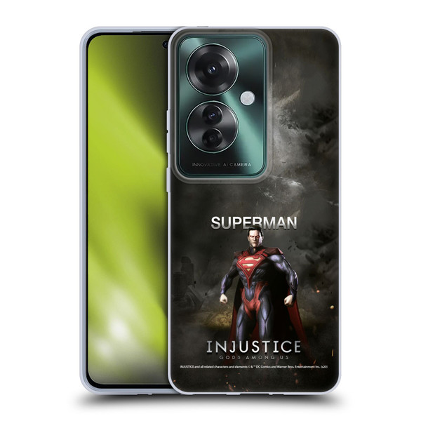 Injustice Gods Among Us Characters Superman Soft Gel Case for OPPO Reno11 F 5G / F25 Pro 5G