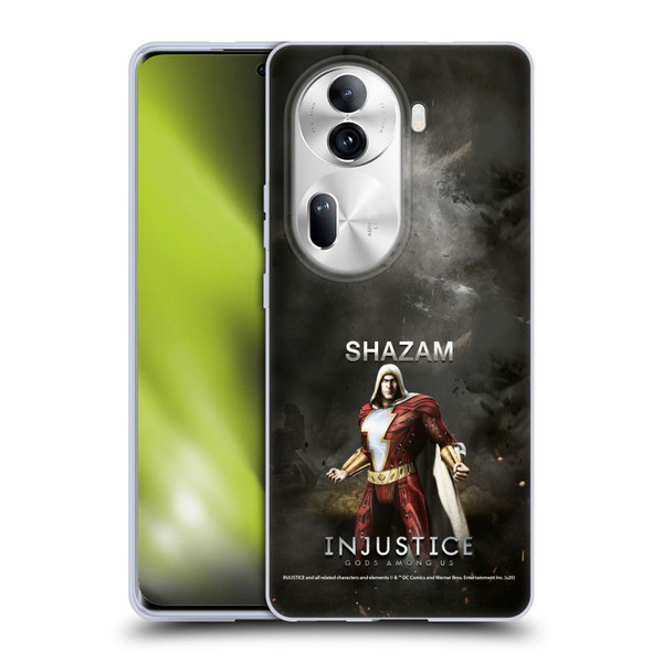 Injustice Gods Among Us Characters Shazam Soft Gel Case for OPPO Reno11 Pro