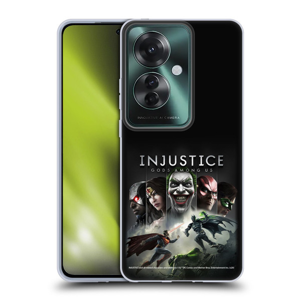 Injustice Gods Among Us Key Art Poster Soft Gel Case for OPPO Reno11 F 5G / F25 Pro 5G
