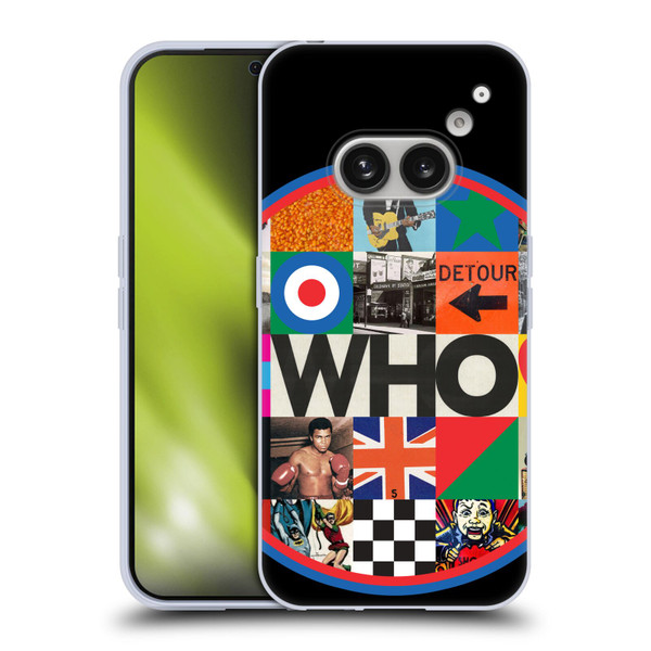 The Who 2019 Album Collage Circle Soft Gel Case for Nothing Phone (2a)