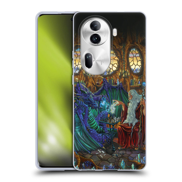 Ed Beard Jr Dragon Friendship Wizard & Dragon Soft Gel Case for OPPO Reno11 Pro