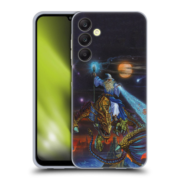 Ed Beard Jr Dragon Friendship Twilight Tempest Soft Gel Case for Samsung Galaxy A25 5G