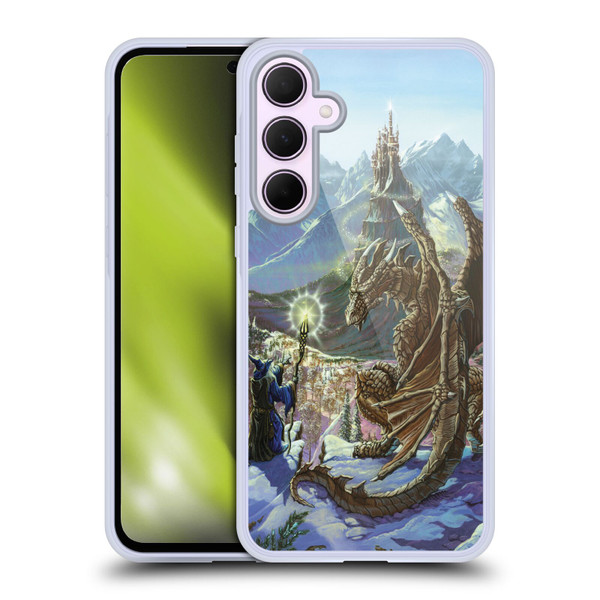 Ed Beard Jr Dragon Friendship Encounter Soft Gel Case for Samsung Galaxy A35 5G