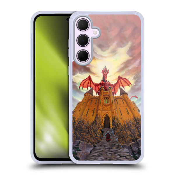 Ed Beard Jr Dragon Friendship Lord Magic Castle Soft Gel Case for Samsung Galaxy A35 5G