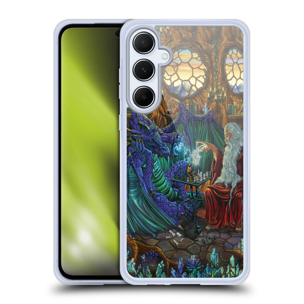 Ed Beard Jr Dragon Friendship Wizard & Dragon Soft Gel Case for Samsung Galaxy A55 5G