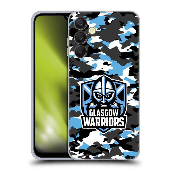Glasgow Warriors Logo 2 Camouflage Soft Gel Case for Samsung Galaxy A25 5G