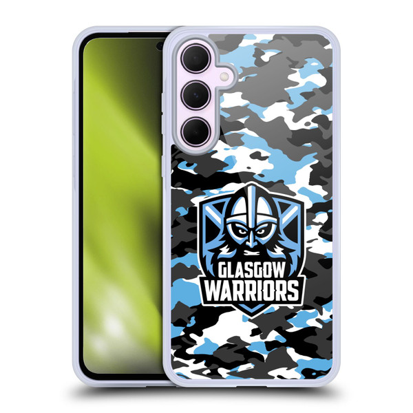 Glasgow Warriors Logo 2 Camouflage Soft Gel Case for Samsung Galaxy A35 5G
