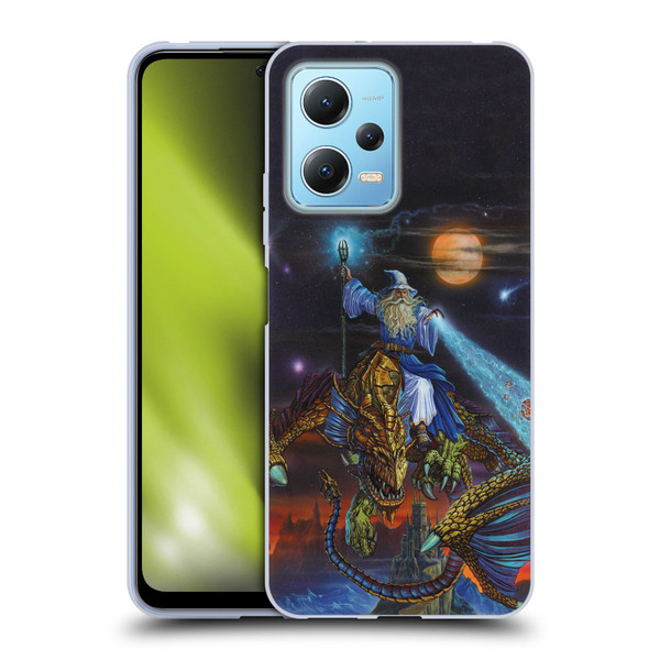 Ed Beard Jr Dragon Friendship Twilight Tempest Soft Gel Case for Xiaomi Redmi Note 12 5G