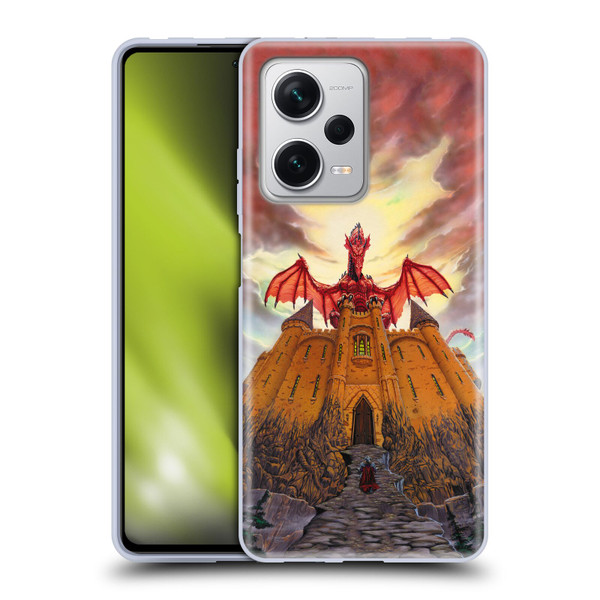 Ed Beard Jr Dragon Friendship Lord Magic Castle Soft Gel Case for Xiaomi Redmi Note 12 Pro+ 5G