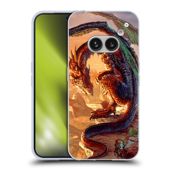 Ed Beard Jr Dragons Bravery Misplaced Soft Gel Case for Nothing Phone (2a)