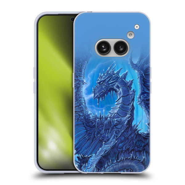 Ed Beard Jr Dragons Glacier Soft Gel Case for Nothing Phone (2a)