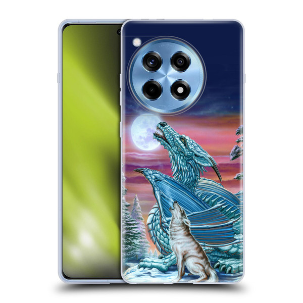 Ed Beard Jr Dragons Moon Song Wolf Moon Soft Gel Case for OnePlus 12R