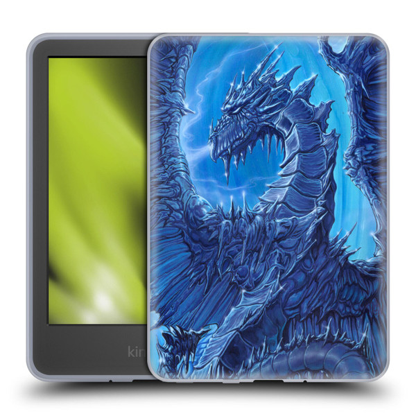 Ed Beard Jr Dragons Glacier Soft Gel Case for Amazon Kindle 11th Gen 6in 2022