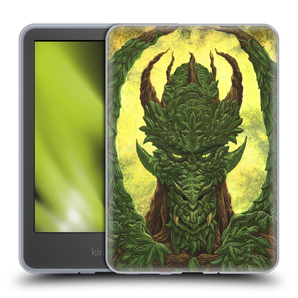 Ed Beard Jr Dragons Green Guardian Greenman Soft Gel Case for Amazon Kindle 11th Gen 6in 2022