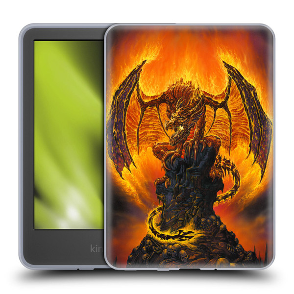 Ed Beard Jr Dragons Harbinger Of Fire Soft Gel Case for Amazon Kindle 11th Gen 6in 2022