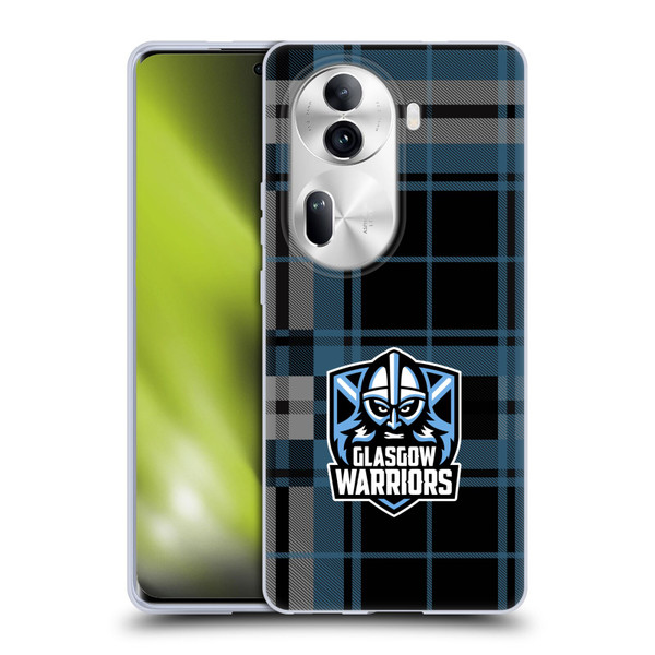 Glasgow Warriors Logo Tartan Soft Gel Case for OPPO Reno11 Pro