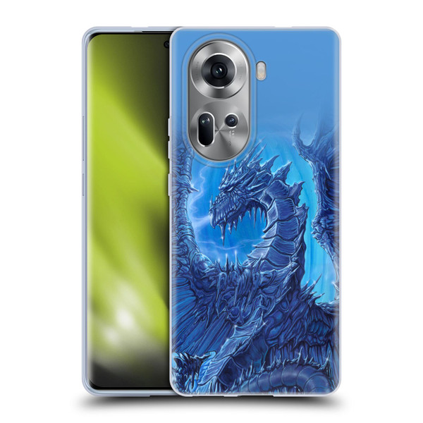 Ed Beard Jr Dragons Glacier Soft Gel Case for OPPO Reno11