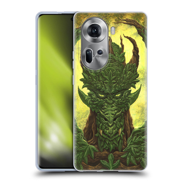 Ed Beard Jr Dragons Green Guardian Greenman Soft Gel Case for OPPO Reno11