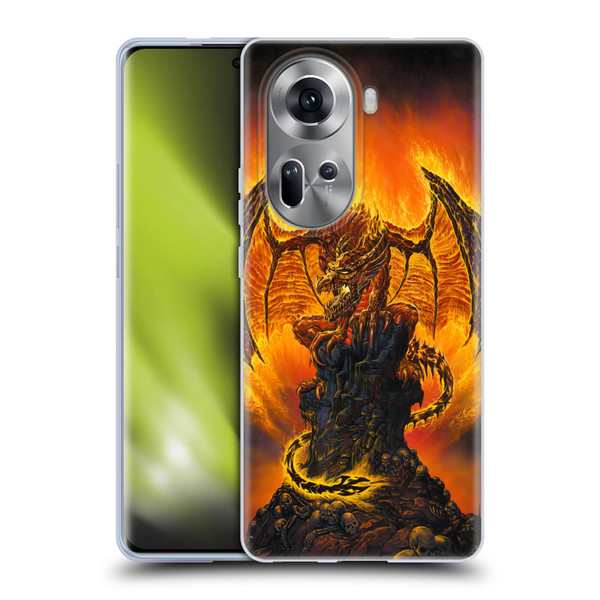 Ed Beard Jr Dragons Harbinger Of Fire Soft Gel Case for OPPO Reno11